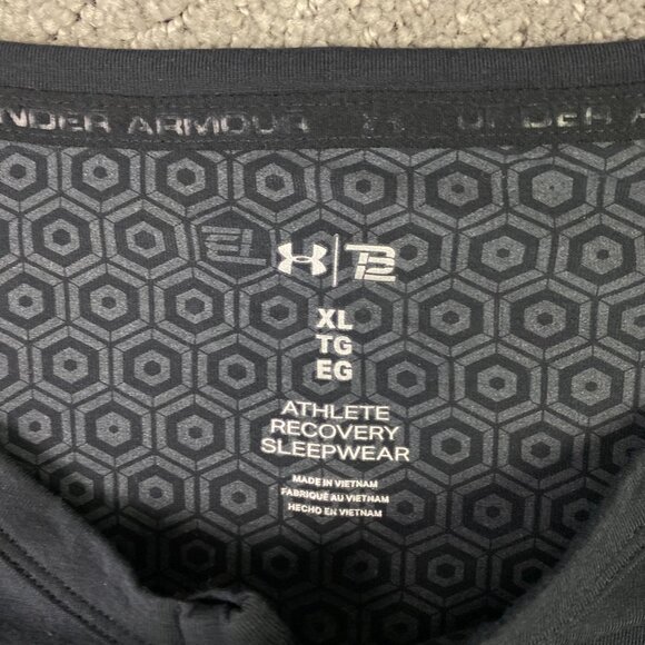 Under Armour Athlete Recovery Sleepwear Henley Shirt TB12 Tom Brady Men's XL - Picture 7 of 11